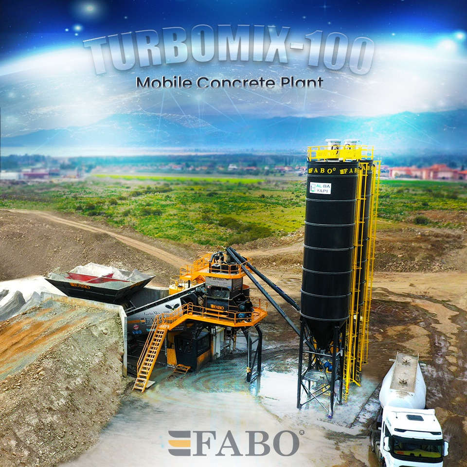 Nový Betonárna FABO mobile concrete batching plant: obrázek 1