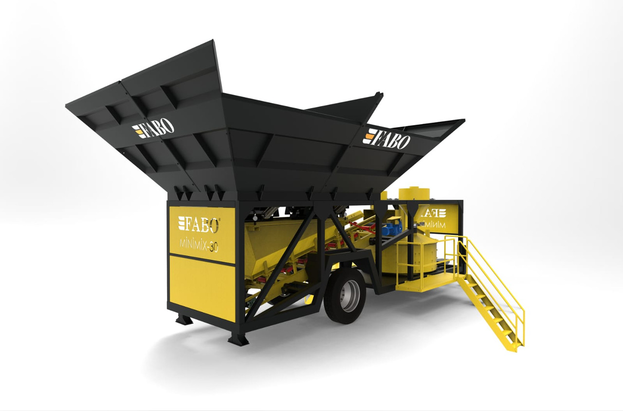 Nový Betonárna FABO mobile concrete batching plant: obrázek 10