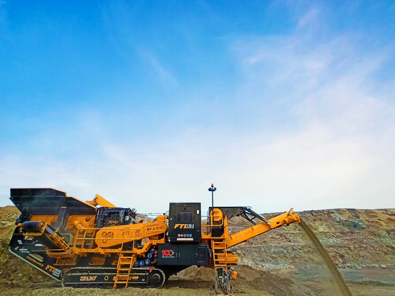 FABO mobile crusher - Mobilní drtič: obrázek 4 FABO mobile crusher - Mobilní drtič: obrázek 4