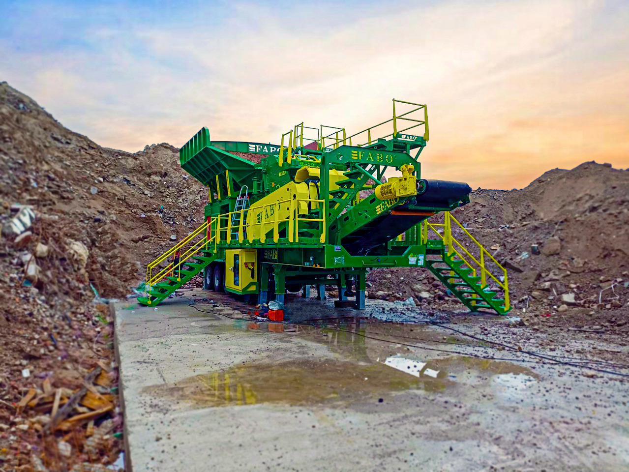 FABO mobile impact crusher - Nárazový drtič: obrázek 4 FABO mobile impact crusher - Nárazový drtič: obrázek 4
