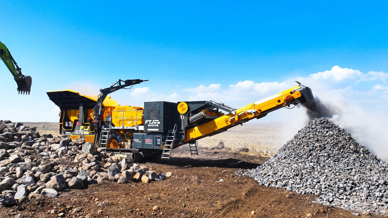 FABO mobile jaw crusher - Čelisťový drtič: obrázek 1 FABO mobile jaw crusher - Čelisťový drtič: obrázek 1
