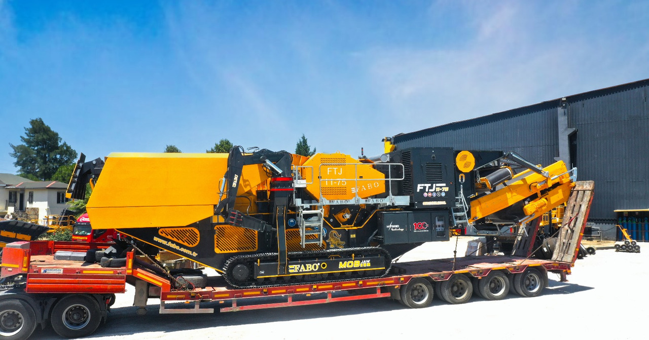 FABO mobile jaw crusher - Čelisťový drtič: obrázek 1 FABO mobile jaw crusher - Čelisťový drtič: obrázek 1