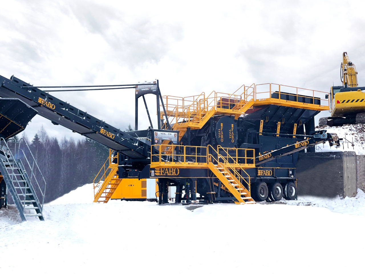 Nový Čelisťový drtič FABO mobile jaw crusher: obrázek 11