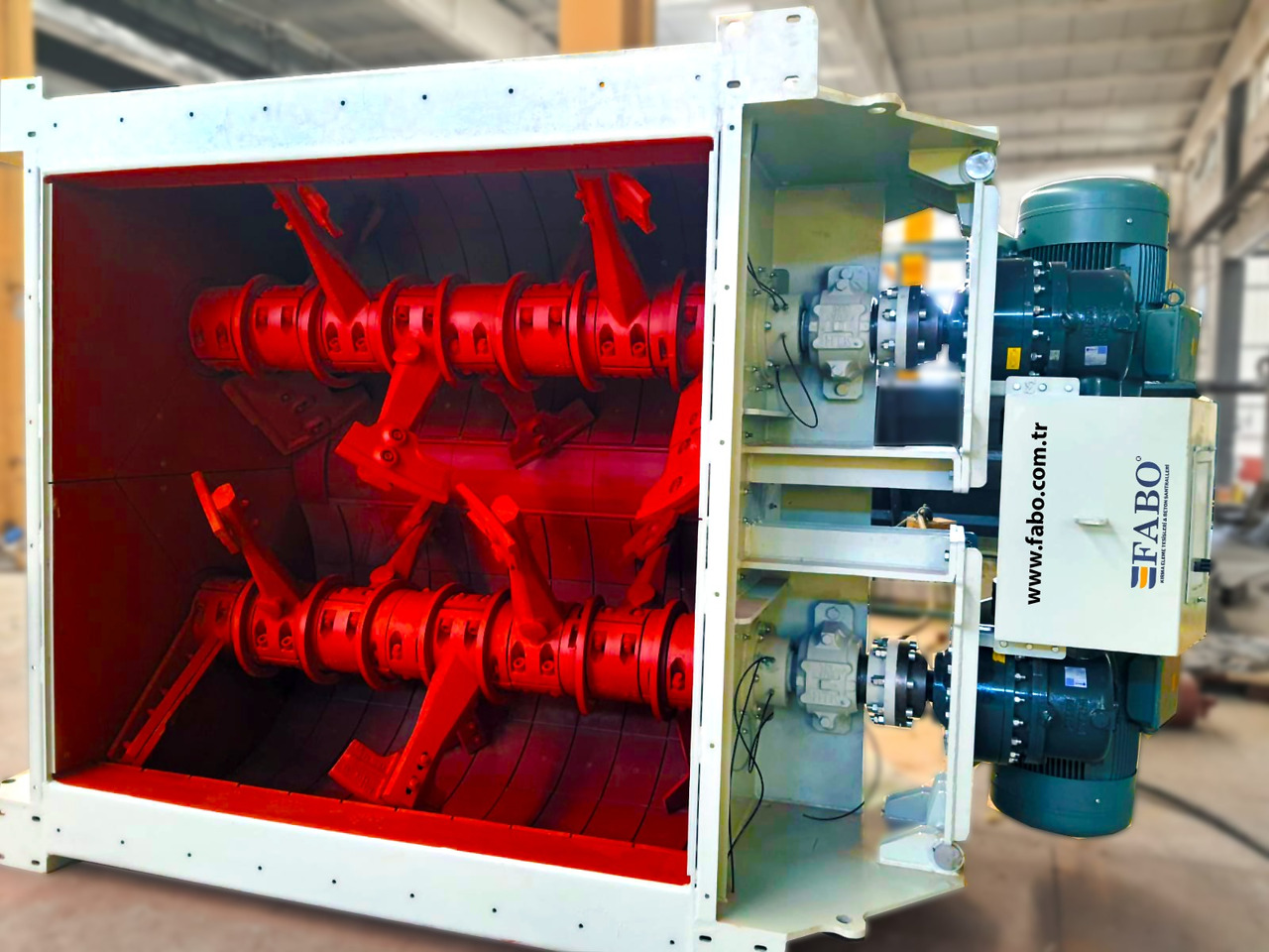 FABO twin shaft mixer - Stavební míchačka: obrázek 1 FABO twin shaft mixer - Stavební míchačka: obrázek 1