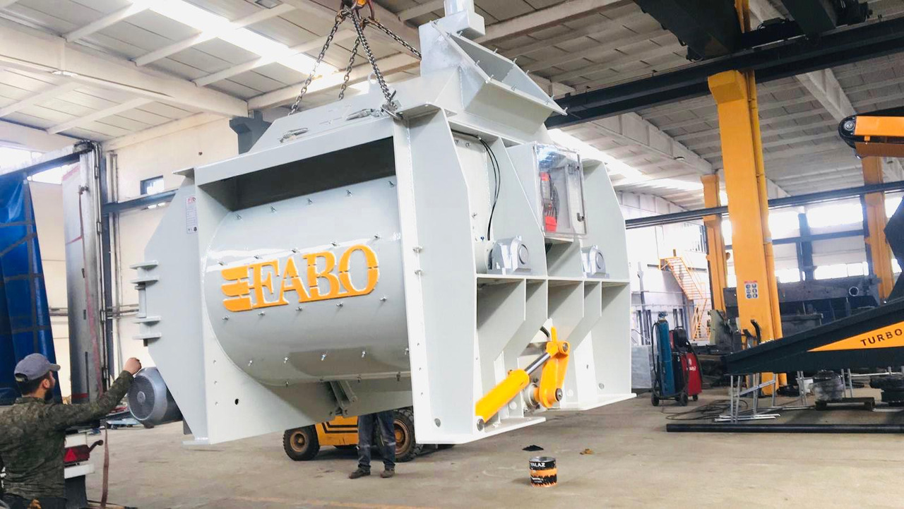 FABO twin shaft mixer - Stavební míchačka: obrázek 1 FABO twin shaft mixer - Stavební míchačka: obrázek 1