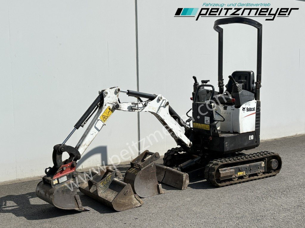 BOBCAT Minibagger E 10 verstellbares Fahrwerk 710 - 1.100 mm, - Mini rýpadlo: obrázek 1 BOBCAT Minibagger E 10 verstellbares Fahrwerk 710 - 1.100 mm, - Mini rýpadlo: obrázek 1