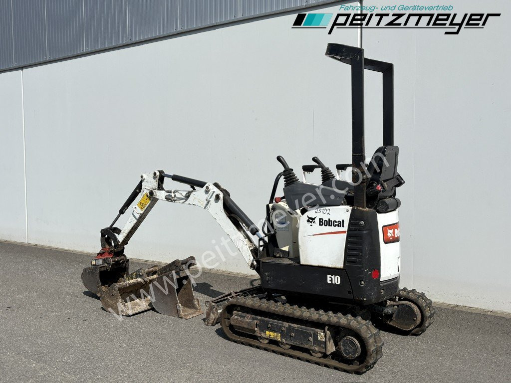 BOBCAT Minibagger E 10 verstellbares Fahrwerk 710 - 1.100 mm, - Mini rýpadlo: obrázek 3 BOBCAT Minibagger E 10 verstellbares Fahrwerk 710 - 1.100 mm, - Mini rýpadlo: obrázek 3