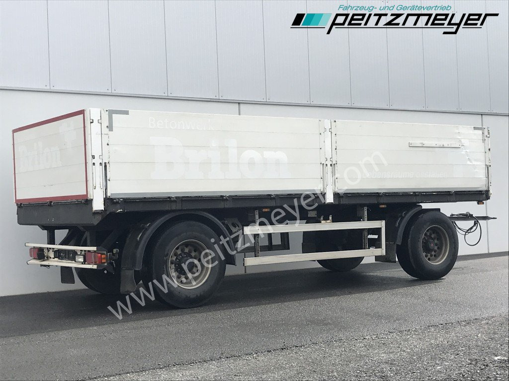 HEUSER 2 Achs Anhänger Baustoffanhänger - Přívěs plato/ Valník: obrázek 1 HEUSER 2 Achs Anhänger Baustoffanhänger - Přívěs plato/ Valník: obrázek 1