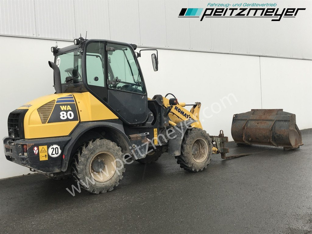 Komatsu RADLADER WA 80-6 Palettengabel und Standardschaufel - Kolový nakladač: obrázek 3 Komatsu RADLADER WA 80-6 Palettengabel und Standardschaufel - Kolový nakladač: obrázek 3