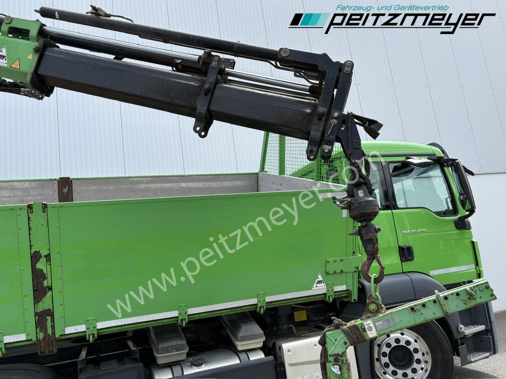 Sklápěč, Auto s hydraulickou rukou MAN TGS 26.460 FL 6x2 Kipper+Kran+Funk Lenkachse, 2-Seitenkipper, Atlas 172.3: obrázek 33