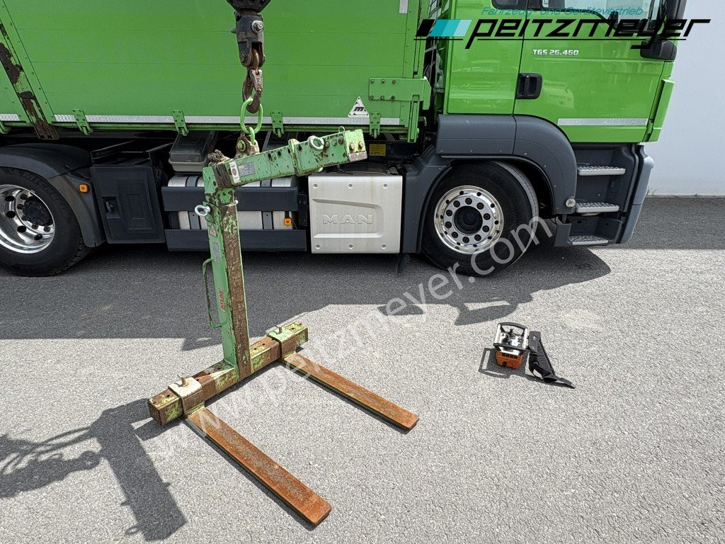 Sklápěč, Auto s hydraulickou rukou MAN TGS 26.460 FL 6x2 Kipper+Kran+Funk Lenkachse, 2-Seitenkipper, Atlas 172.3: obrázek 25
