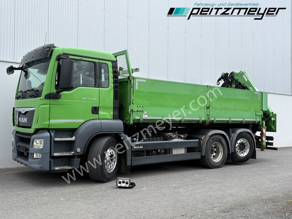 Sklápěč, Auto s hydraulickou rukou MAN TGS 26.460 FL 6x2 Kipper+Kran+Funk Lenkachse, 2-Seitenkipper, Atlas 172.3: obrázek 39