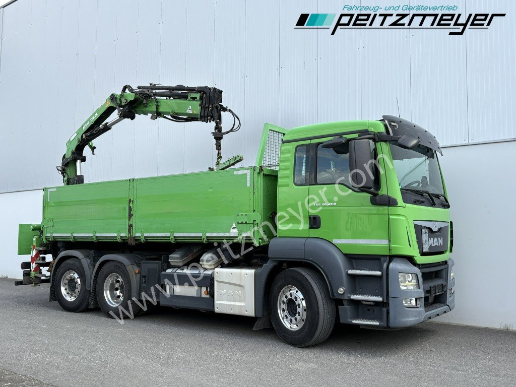 Sklápěč, Auto s hydraulickou rukou MAN TGS 26.460 FL 6x2 Kipper+Kran+Funk Lenkachse, 2-Seitenkipper, Atlas 172.3: obrázek 32