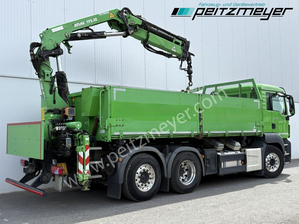 Sklápěč, Auto s hydraulickou rukou MAN TGS 26.460 FL 6x2 Kipper+Kran+Funk Lenkachse, 2-Seitenkipper, Atlas 172.3: obrázek 35