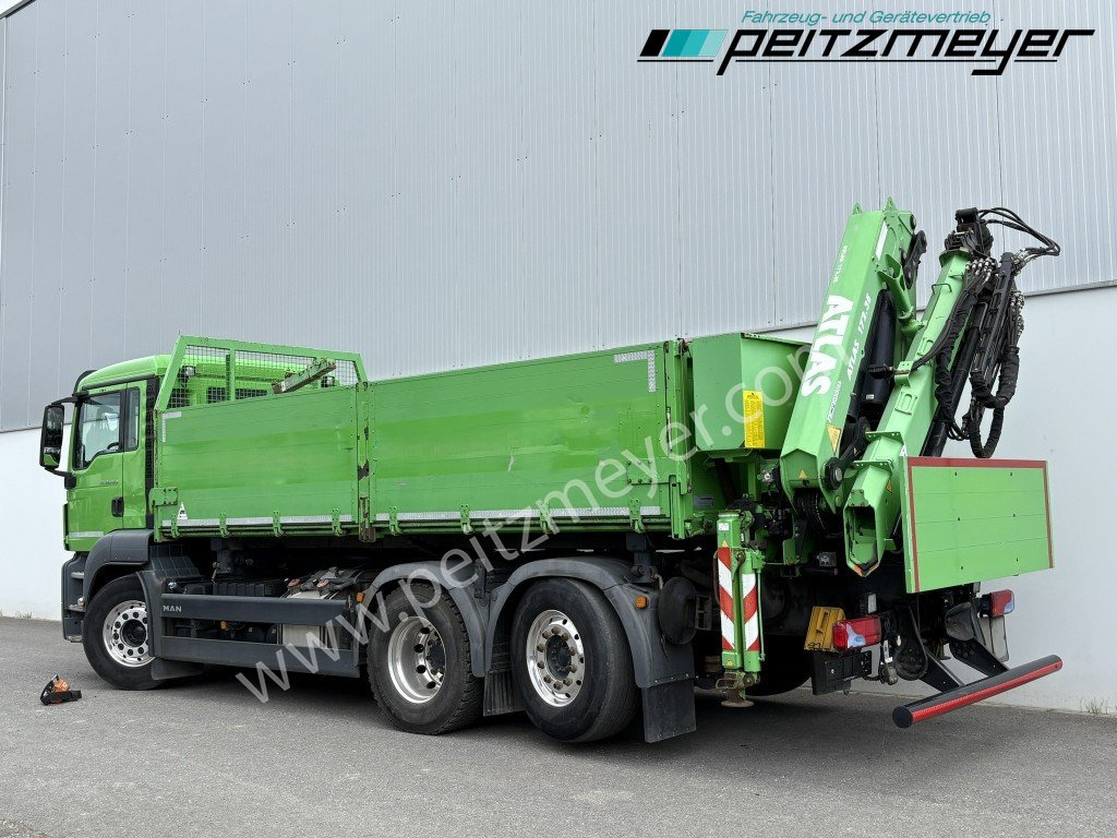 Sklápěč, Auto s hydraulickou rukou MAN TGS 26.460 FL 6x2 Kipper+Kran+Funk Lenkachse, 2-Seitenkipper, Atlas 172.3: obrázek 40