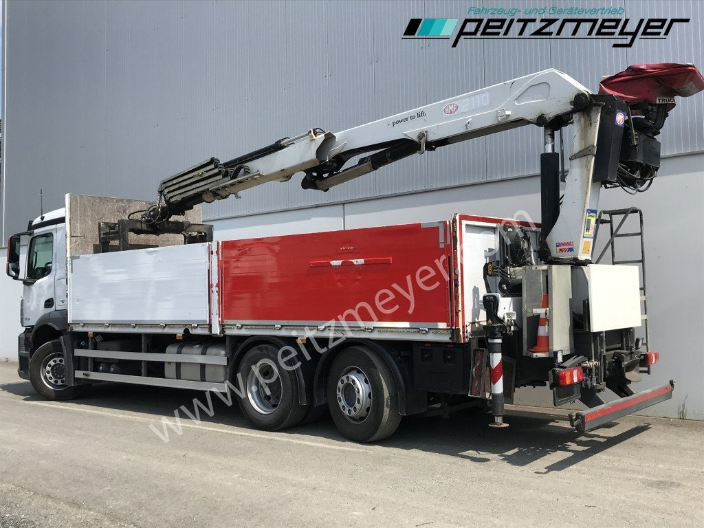 MERCEDES-BENZ Antos 2536 LL Pritsche HMF 2110-L5 5 fach Ausschub mit Steinzange - Nákladní automobil valníkový/ Plošinový, Auto s hydraulickou rukou: obrázek 4 MERCEDES-BENZ Antos 2536 LL Pritsche HMF 2110-L5 5 fach Ausschub mit Steinzange - Nákladní automobil valníkový/ Plošinový, Auto s hydraulickou rukou: obrázek 4