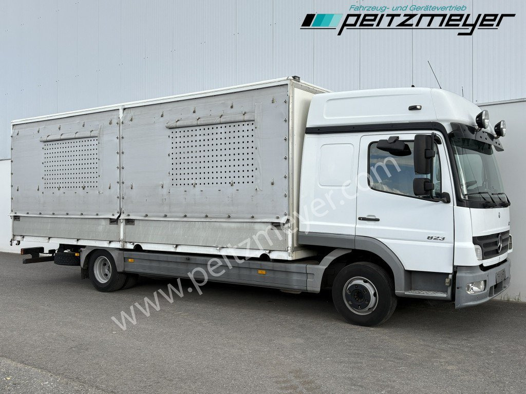 MERCEDES-BENZ Atego 823 L Geflügelpritsche L - Fahrerhaus, Klima, 2 x AHK - Skříňový nákladní auto: obrázek 4 MERCEDES-BENZ Atego 823 L Geflügelpritsche L - Fahrerhaus, Klima, 2 x AHK - Skříňový nákladní auto: obrázek 4