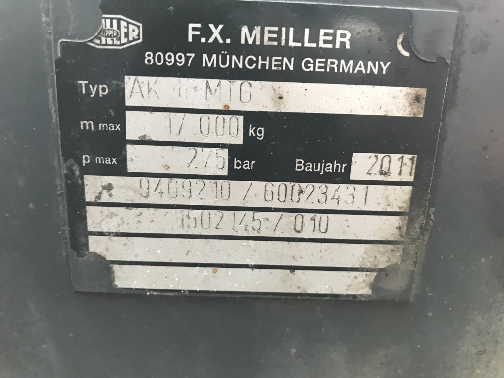 Meiller Absetzkipper AK 16 MTG - Actros 6x4 - Hákový/ Ramenový nosič: obrázek 4 Meiller Absetzkipper AK 16 MTG - Actros 6x4 - Hákový/ Ramenový nosič: obrázek 4