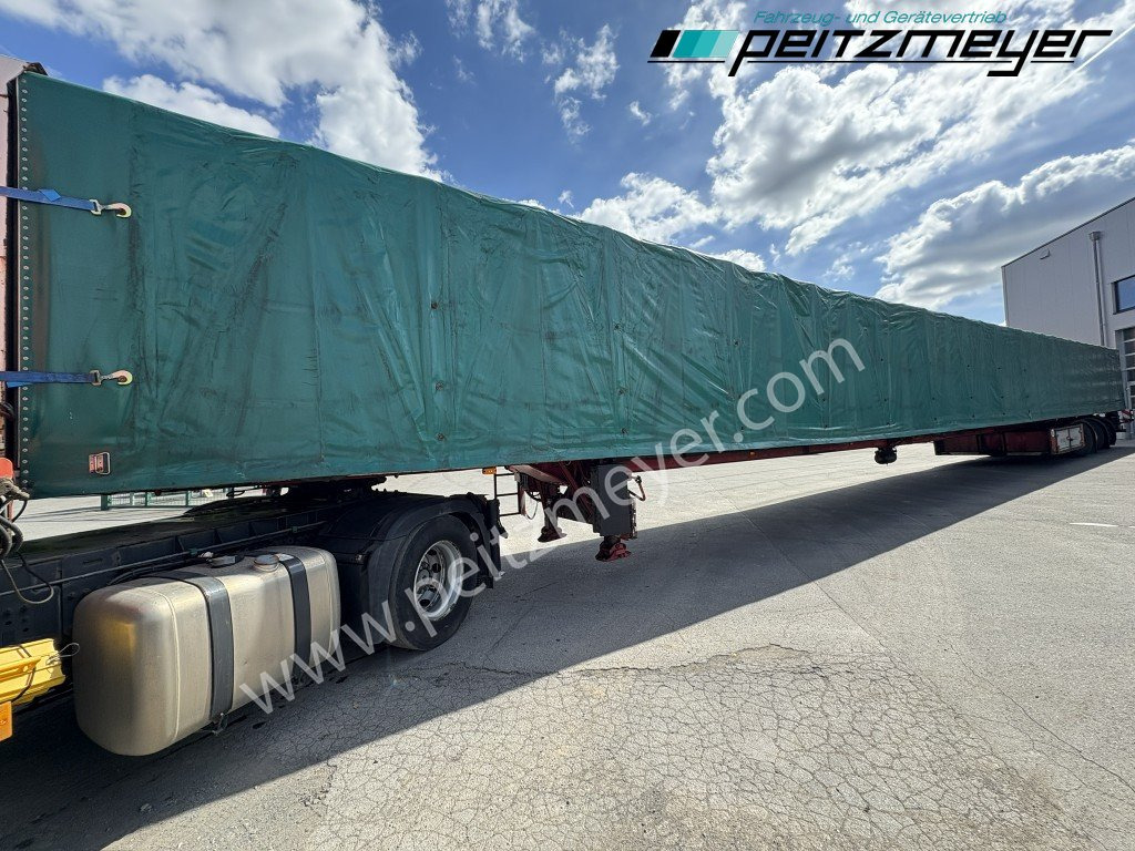 NOOTEBOOM ( NL ) Pritschenauflieger ausziehbar OVB-48-03V hydr. gelenkt Fernsteuerung, 26,35 m unter Plane - Plachtový návěs: obrázek 3 NOOTEBOOM ( NL ) Pritschenauflieger ausziehbar OVB-48-03V hydr. gelenkt Fernsteuerung, 26,35 m unter Plane - Plachtový návěs: obrázek 3