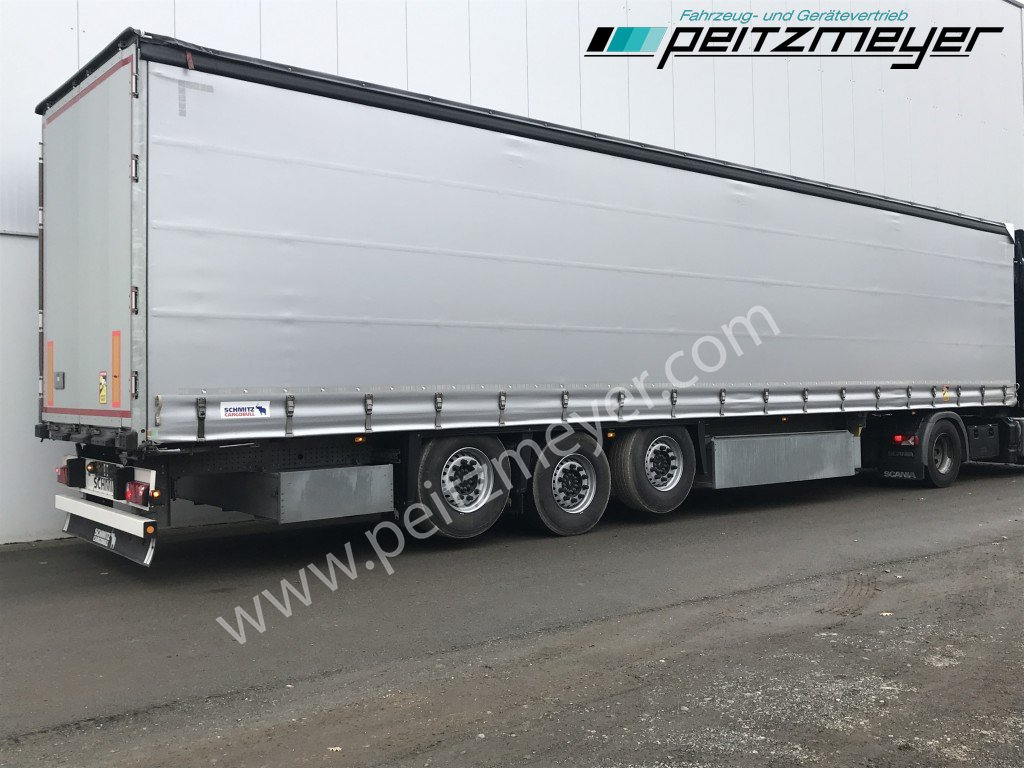SCHMITZ SCS verzinkt, Edscha, 2 x Liftachse, Palettenk. - Plachtový návěs: obrázek 1 SCHMITZ SCS verzinkt, Edscha, 2 x Liftachse, Palettenk. - Plachtový návěs: obrázek 1