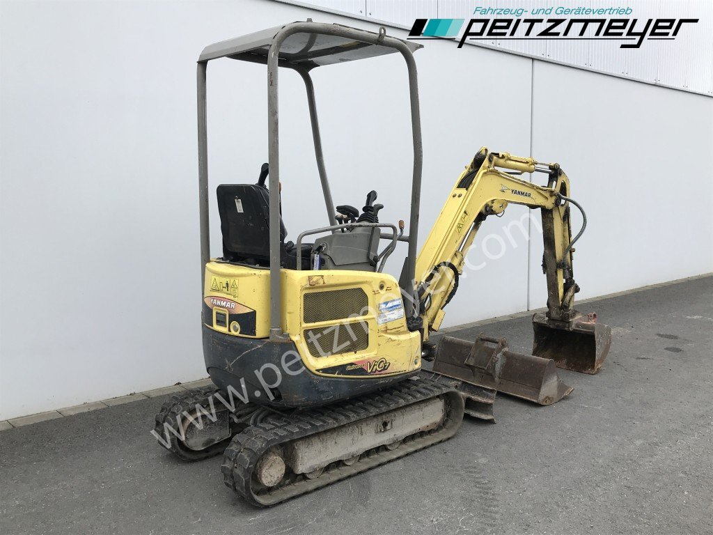 YANMAR MINIBAGGER Vio 17 verstellbares Fahrwerk Schnellwechsler mit 60 er und 100 Löffel - Mini rýpadlo: obrázek 3 YANMAR MINIBAGGER Vio 17 verstellbares Fahrwerk Schnellwechsler mit 60 er und 100 Löffel - Mini rýpadlo: obrázek 3