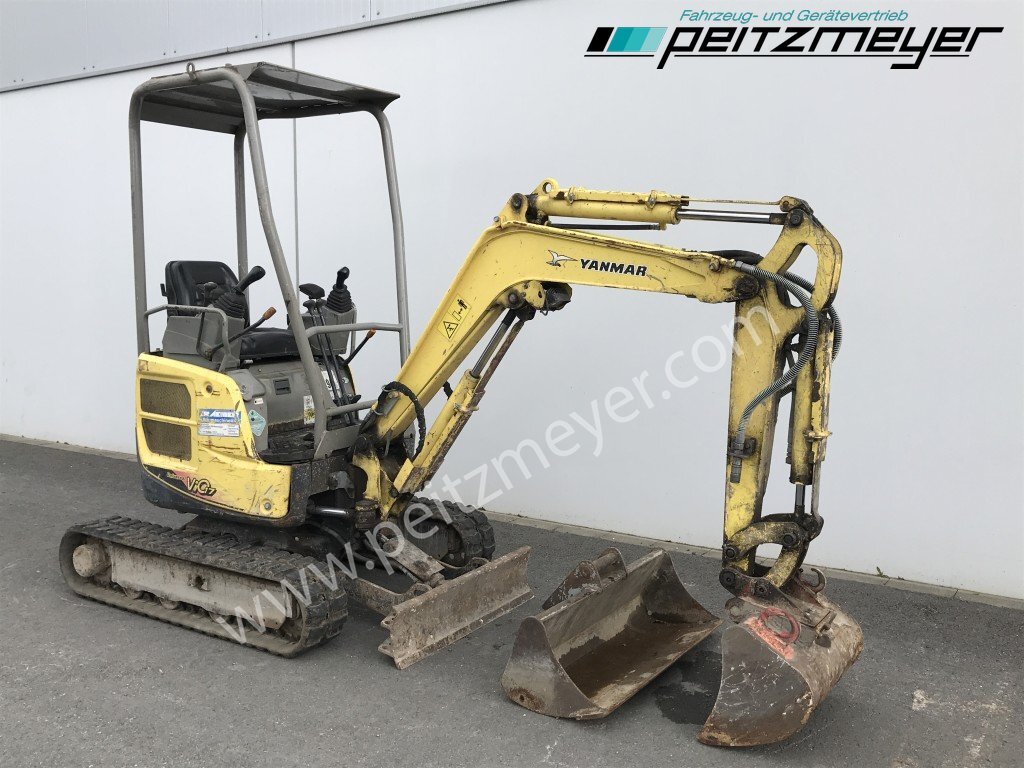 YANMAR MINIBAGGER Vio 17 verstellbares Fahrwerk Schnellwechsler mit 60 er und 100 Löffel - Mini rýpadlo: obrázek 2 YANMAR MINIBAGGER Vio 17 verstellbares Fahrwerk Schnellwechsler mit 60 er und 100 Löffel - Mini rýpadlo: obrázek 2