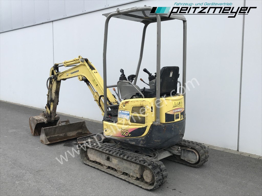 YANMAR MINIBAGGER Vio 17 verstellbares Fahrwerk Schnellwechsler mit 60 er und 100 Löffel - Mini rýpadlo: obrázek 4 YANMAR MINIBAGGER Vio 17 verstellbares Fahrwerk Schnellwechsler mit 60 er und 100 Löffel - Mini rýpadlo: obrázek 4