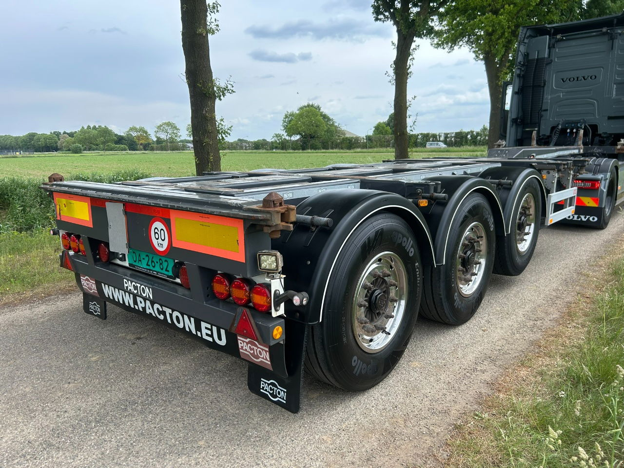 Pacton ET3 / Bpw Disc / Lifting axle / 2x20/30/40/45 ft hc / Tyres 80 / Tuf 3-20 - Kontejnerovy návěs/ Výměnná nástavba: obrázek 3 Pacton ET3 / Bpw Disc / Lifting axle / 2x20/30/40/45 ft hc / Tyres 80 / Tuf 3-20 - Kontejnerovy návěs/ Výměnná nástavba: obrázek 3