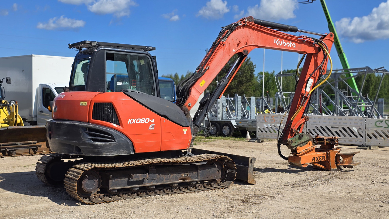 Kubota KX080-4, AXER 540 - Lesní traktor: obrázek 4 Kubota KX080-4, AXER 540 - Lesní traktor: obrázek 4