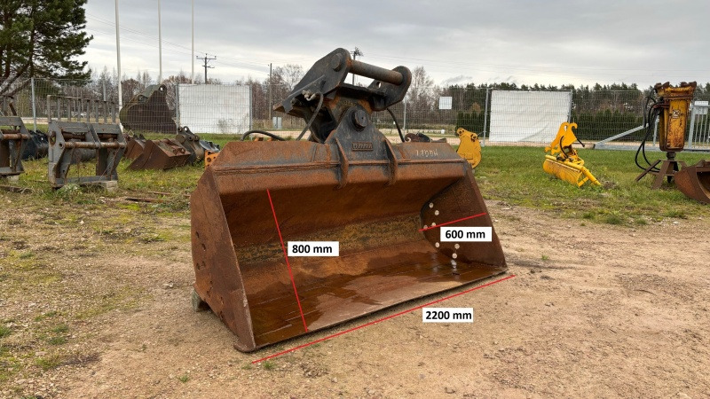 Lžíce na bagr pro Rýpadlo LEHNHOFF MS21 MS25 2200mm: obrázek 7
