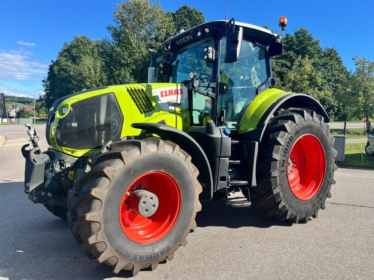CLAAS Axion 870 CMATIC mit S10 GPS und Cebis Touch, Vorderreifen NEU - Traktor: obrázek 2 CLAAS Axion 870 CMATIC mit S10 GPS und Cebis Touch, Vorderreifen NEU - Traktor: obrázek 2