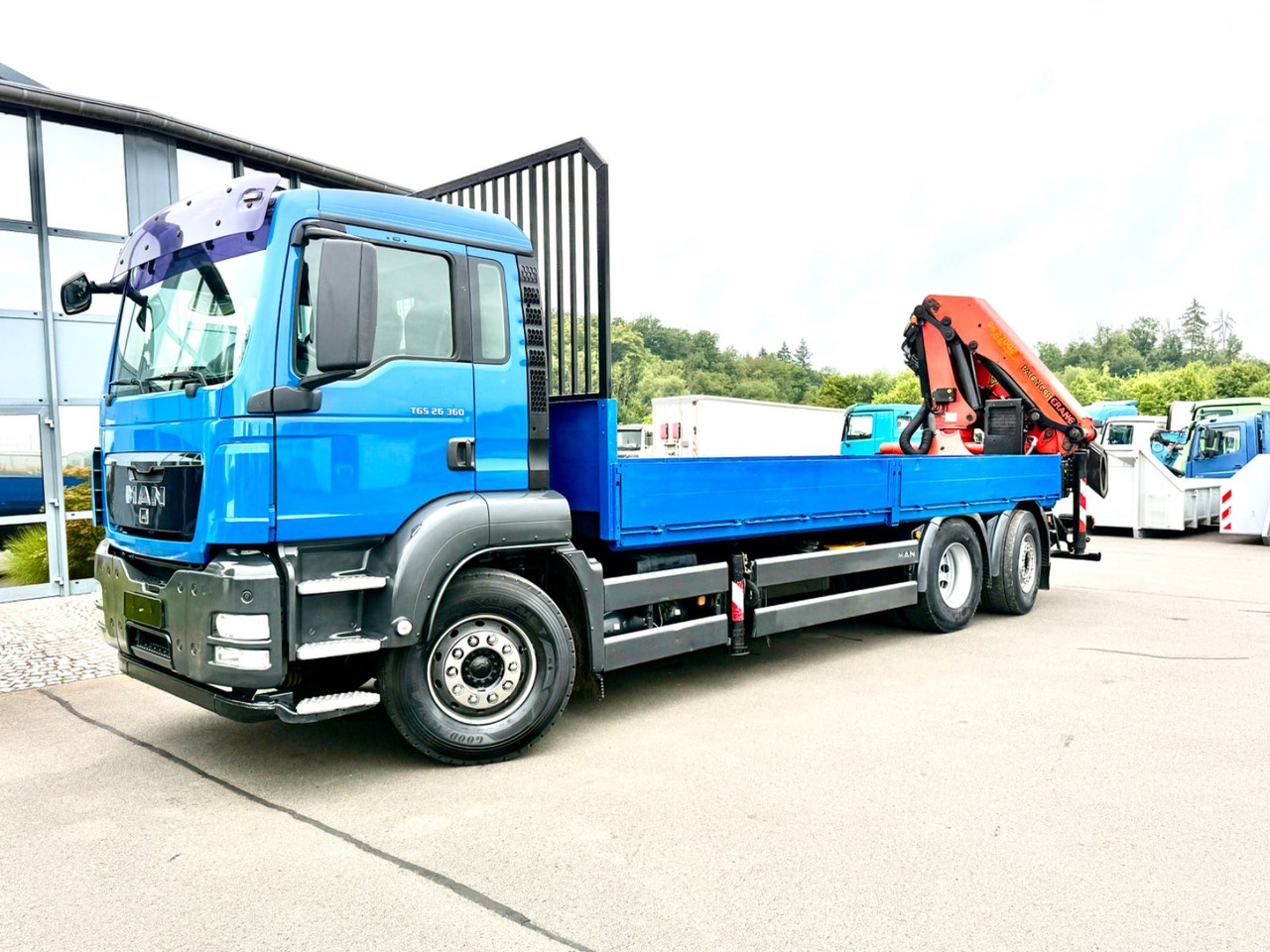 MAN TGS 26.360 6x2 Palfinger PK 27002- Funk- - Nákladní automobil valníkový/ Plošinový: obrázek 1 MAN TGS 26.360 6x2 Palfinger PK 27002- Funk- - Nákladní automobil valníkový/ Plošinový: obrázek 1