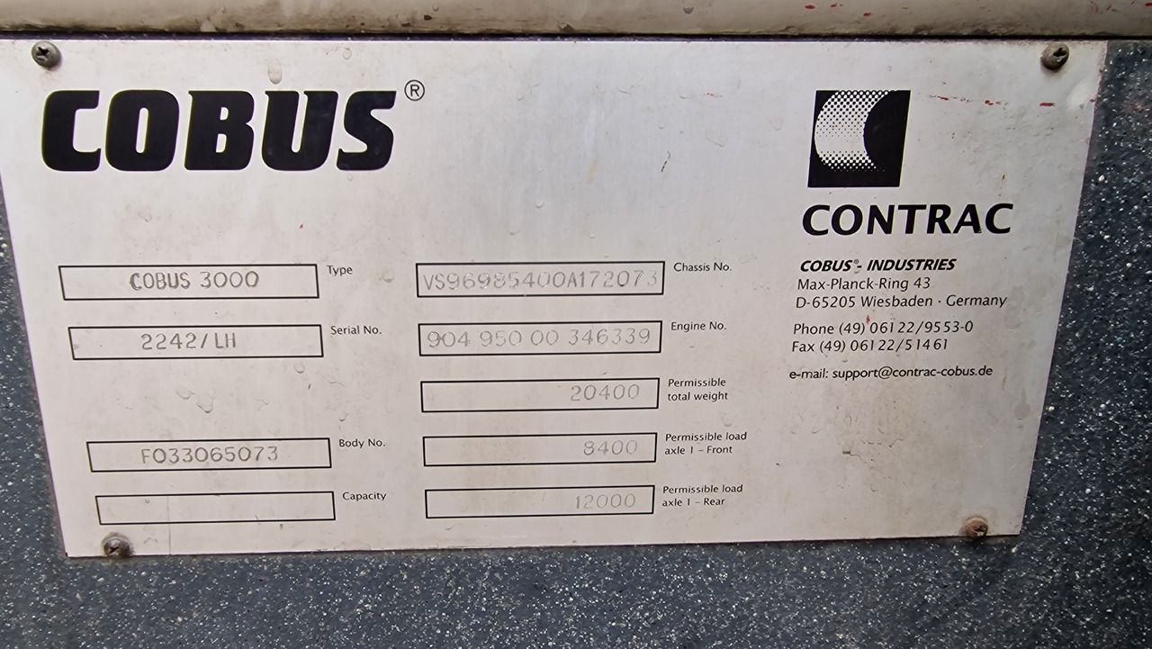 Contrac Cobus 3000 - Letištní autobus: obrázek 4 Contrac Cobus 3000 - Letištní autobus: obrázek 4