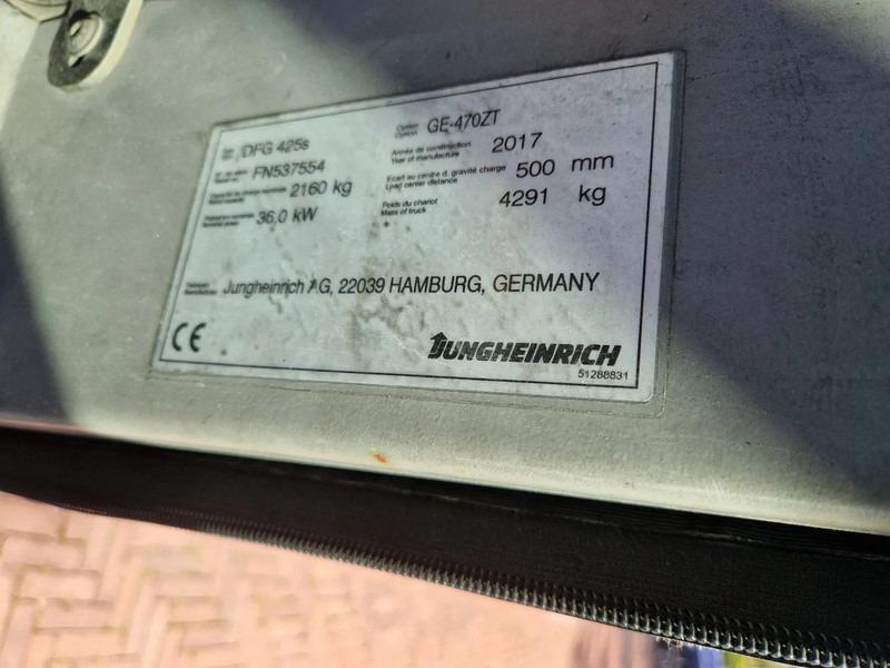 Dieselový vysokozdvižný vozík Jungheinrich DFG 425S: obrázek 10