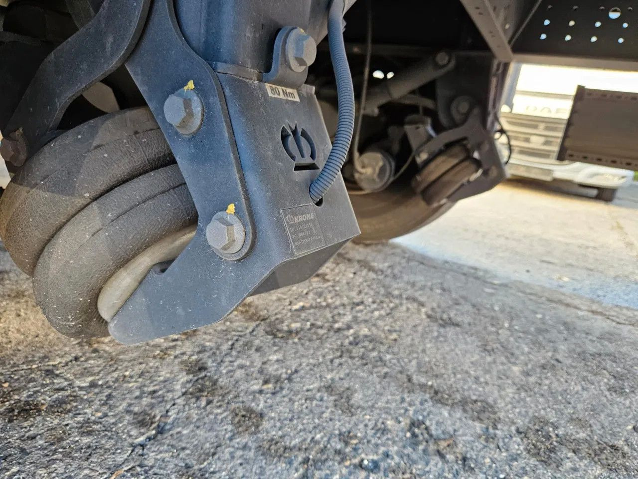 Plachtový návěs Krone SD XL Code, Lifting Axle A: obrázek 12