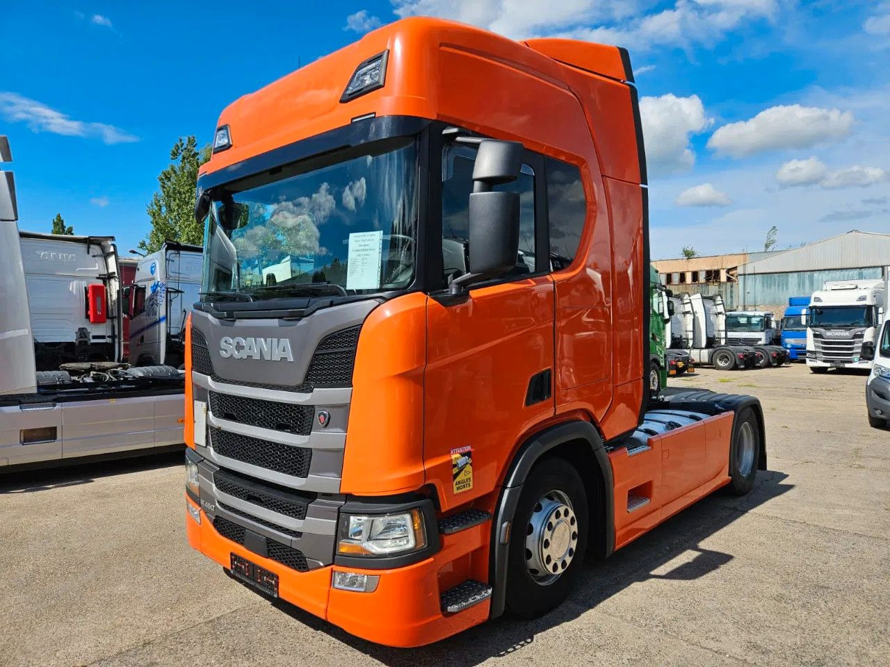 Scania R450 PTO, Standklima, Navi, New Smart2 tachograp - Tahač: obrázek 1 Scania R450 PTO, Standklima, Navi, New Smart2 tachograp - Tahač: obrázek 1