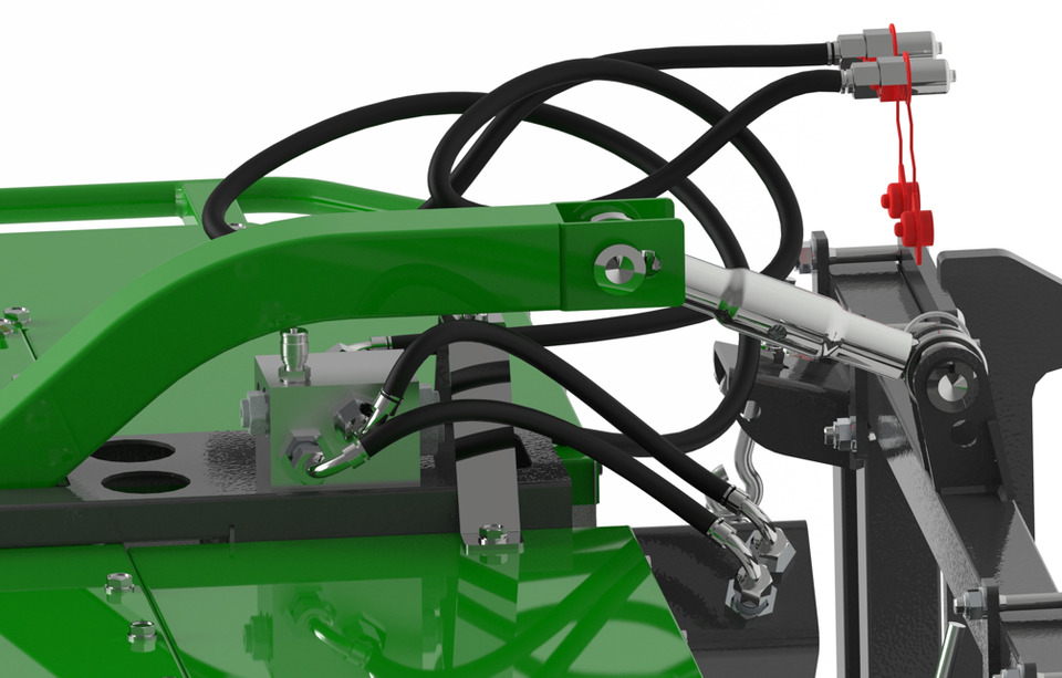 Talex Frontmähwerk Hydraulikantrieb Hoflader Radlader Teleskoplad - Žací stroj: obrázek 5 Talex Frontmähwerk Hydraulikantrieb Hoflader Radlader Teleskoplad - Žací stroj: obrázek 5