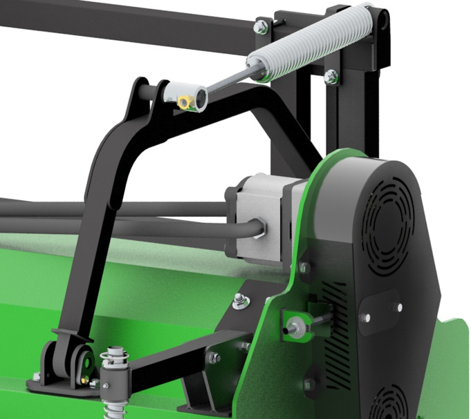 Talex Mulcher hydraulisch 1,50m für Hoflader Weidemann Kramer - Kladívkový mulčovač: obrázek 4 Talex Mulcher hydraulisch 1,50m für Hoflader Weidemann Kramer - Kladívkový mulčovač: obrázek 4