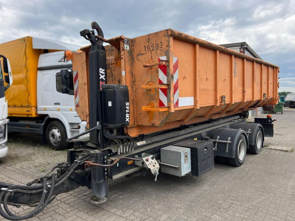 Hüffermann 2-achs Abrollanhänger HTA 16.62 Containeranhänge - Hákový/ Ramenový nosič přívěs: obrázek 1 Hüffermann 2-achs Abrollanhänger HTA 16.62 Containeranhänge - Hákový/ Ramenový nosič přívěs: obrázek 1