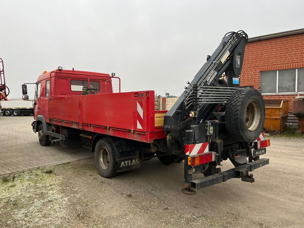 MAN LE 12.225 LC Pritsche Heckkran 6 Zylinder Doka Topzust - Nákladní automobil valníkový/ Plošinový, Auto s hydraulickou rukou: obrázek 4 MAN LE 12.225 LC Pritsche Heckkran 6 Zylinder Doka Topzust - Nákladní automobil valníkový/ Plošinový, Auto s hydraulickou rukou: obrázek 4