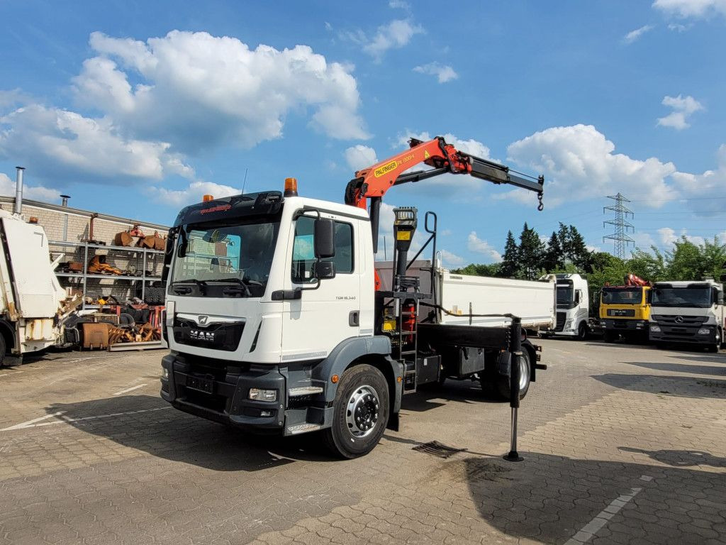 MAN TG-M 18.340 4x2 2-Achs Kipper Kran Palf. PK 130 - Sklápěč, Auto s hydraulickou rukou: obrázek 1 MAN TG-M 18.340 4x2 2-Achs Kipper Kran Palf. PK 130 - Sklápěč, Auto s hydraulickou rukou: obrázek 1