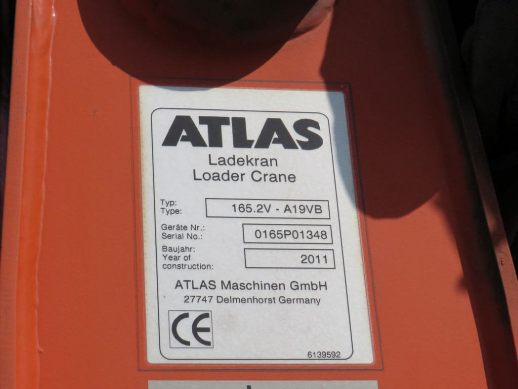 MAN TG-S 26.400 6x2-2 BL Pritsche Heckkran Atlas 165.2 - Nákladní automobil valníkový/ Plošinový, Auto s hydraulickou rukou: obrázek 3 MAN TG-S 26.400 6x2-2 BL Pritsche Heckkran Atlas 165.2 - Nákladní automobil valníkový/ Plošinový, Auto s hydraulickou rukou: obrázek 3