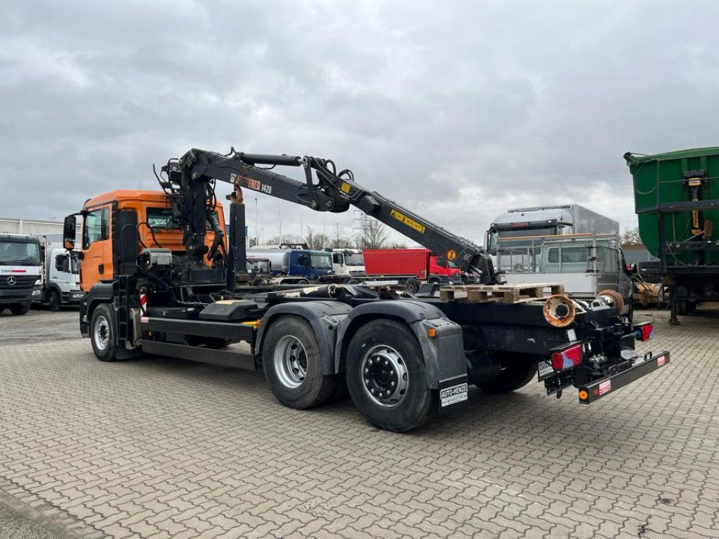 MAN TG-S 26.400 6x4H-2 BL Abrollkipper mit Kran Lift - Hákový nosič kontejnerů, Auto s hydraulickou rukou: obrázek 3 MAN TG-S 26.400 6x4H-2 BL Abrollkipper mit Kran Lift - Hákový nosič kontejnerů, Auto s hydraulickou rukou: obrázek 3