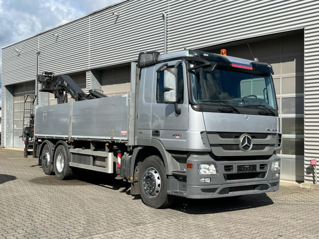 Nákladní automobil valníkový/ Plošinový, Auto s hydraulickou rukou MERCEDES-BENZ Actros 2546 L 6x2 Pritsche Heckkran Hiab 288 6xhyd: obrázek 8 Nákladní automobil valníkový/ Plošinový, Auto s hydraulickou rukou MERCEDES-BENZ Actros 2546 L 6x2 Pritsche Heckkran Hiab 288 6xhyd: obrázek 8