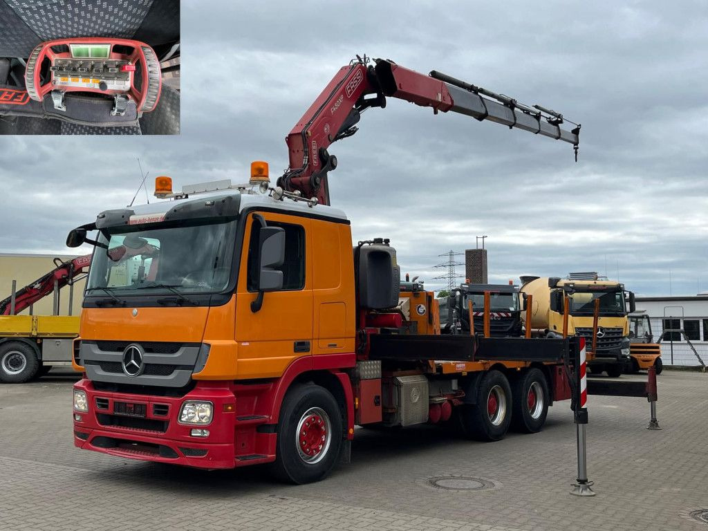 Mercedes-Benz Actros 2646 L 6x4 Pritsche Kran Fassi 450 45m/t Mercedes-Benz Actros 2646 L 6x4 Pritsche Kran Fassi 450 45m/t - Auto s hydraulickou rukou, Nákladní automobil valníkový/ Plošinový: obrázek 1 Mercedes-Benz Actros 2646 L 6x4 Pritsche Kran Fassi 450 45m/t Mercedes-Benz Actros 2646 L 6x4 Pritsche Kran Fassi 450 45m/t - Auto s hydraulickou rukou, Nákladní automobil valníkový/ Plošinový: obrázek 1