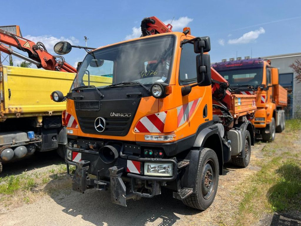 Mercedes-Benz Unimog U20 2-Achs Allradkipper Kran Palfinger Kr - Sklápěč, Auto s hydraulickou rukou: obrázek 5 Mercedes-Benz Unimog U20 2-Achs Allradkipper Kran Palfinger Kr - Sklápěč, Auto s hydraulickou rukou: obrázek 5