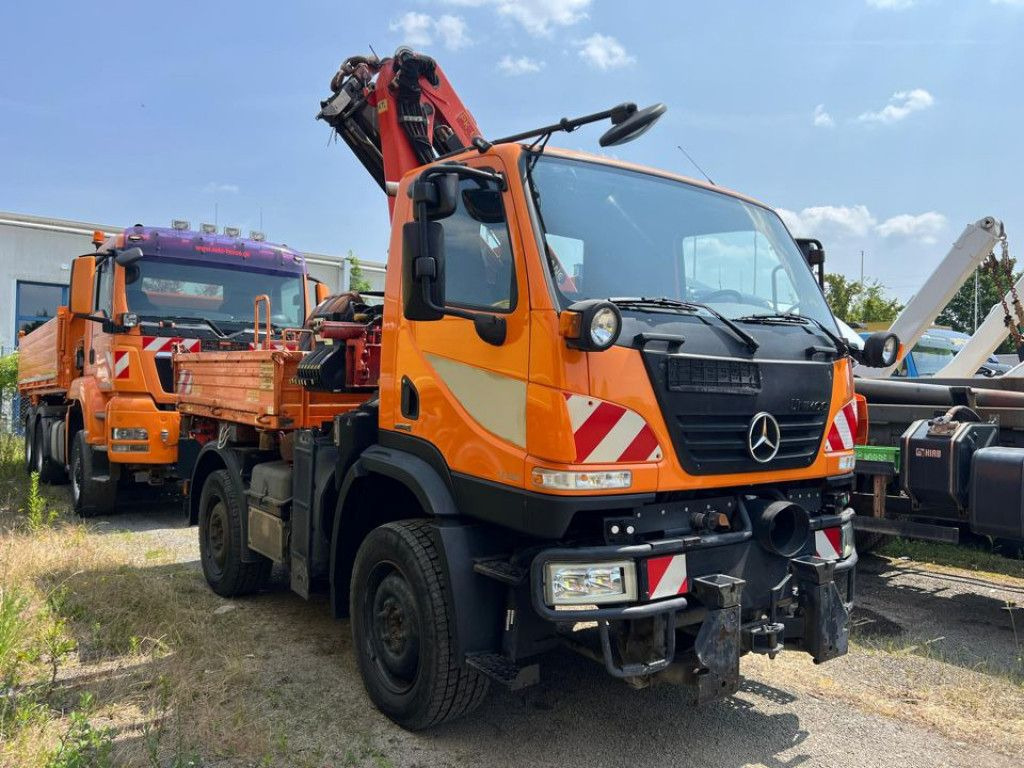 Mercedes-Benz Unimog U20 2-Achs Allradkipper Kran Palfinger Kr - Sklápěč, Auto s hydraulickou rukou: obrázek 2 Mercedes-Benz Unimog U20 2-Achs Allradkipper Kran Palfinger Kr - Sklápěč, Auto s hydraulickou rukou: obrázek 2
