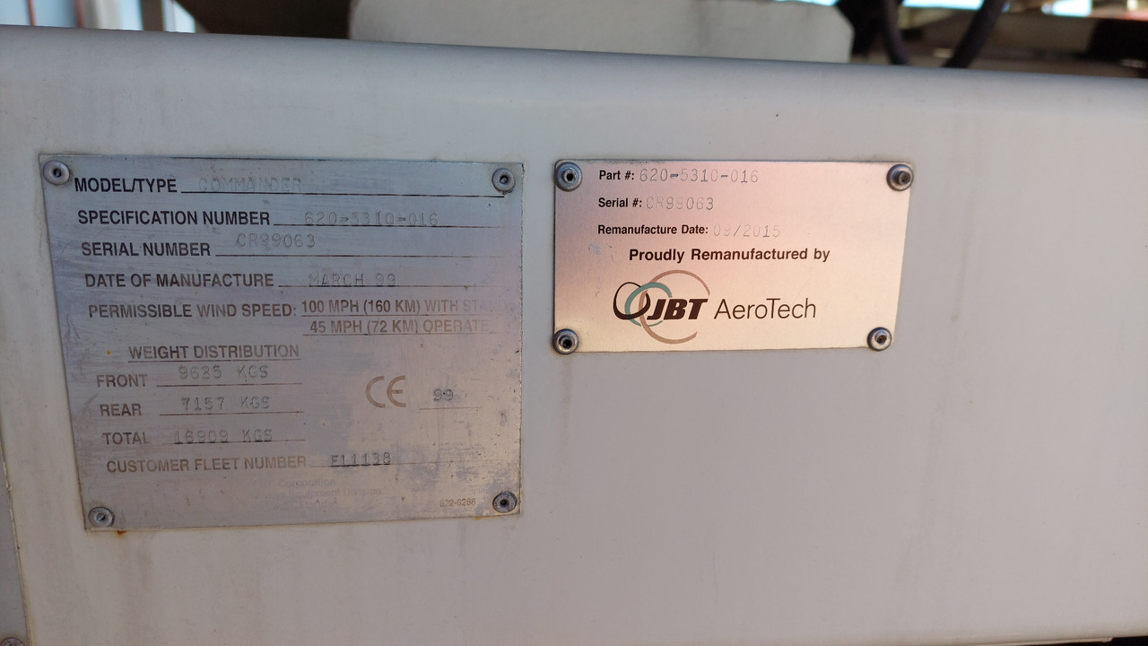 Lower deck loader FMC/JBT C15W - Nakladač kontejnerů/ Palet: obrázek 2 Lower deck loader FMC/JBT C15W - Nakladač kontejnerů/ Palet: obrázek 2