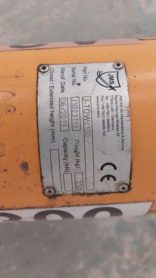 Towbar A220 JMS - Pozemní vybavení letišť: obrázek 2 Towbar A220 JMS - Pozemní vybavení letišť: obrázek 2