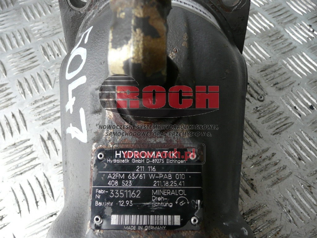 HYDROMATIK 211116 A2FM/61W-PAB010 408523 211.18.25.41 - Hydraulický motor: obrázek 2 HYDROMATIK 211116 A2FM/61W-PAB010 408523 211.18.25.41 - Hydraulický motor: obrázek 2